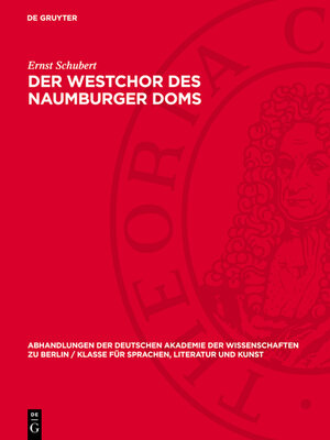 cover image of Der Westchor des Naumburger Doms